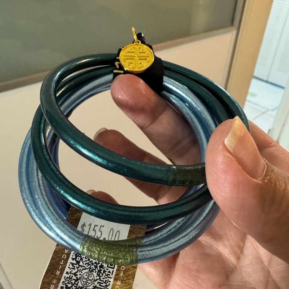 Budhagirl ocean six bangle set